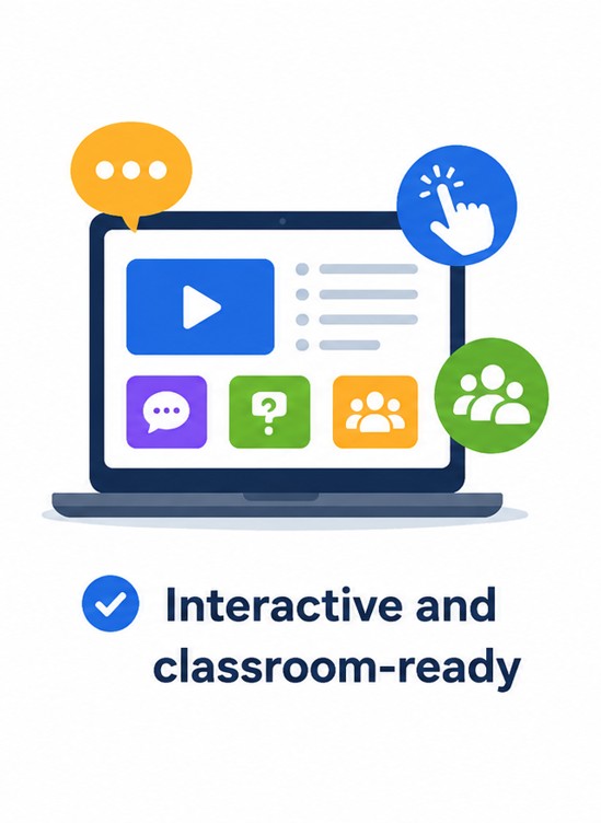 Interactive and classroom ready